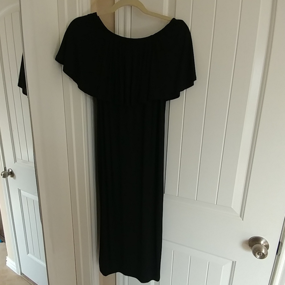 Maternity off the shoulder dress